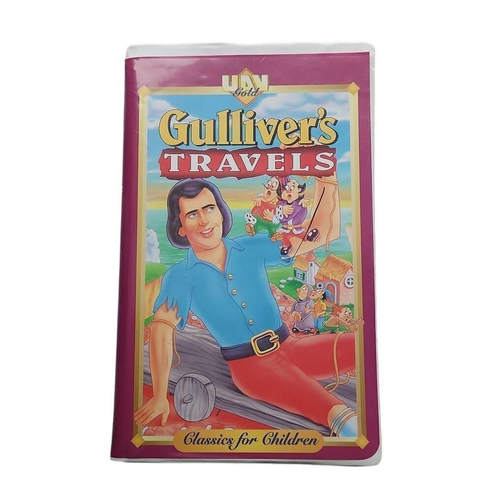 UAV Gold Gulliver's Travels Vintage VHS Tape